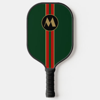 Reggae Vibes gepersonaliseerde groene Pickleball P Paddle