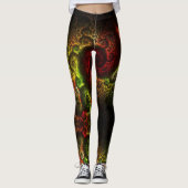 Reggae Vibes - Power Yoga Leggings (Voorkant)