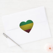 Reggae Vibrations - One love - jah Rasta Sticker (Enveloppe)
