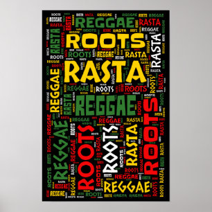 Reggae WordArt Poster