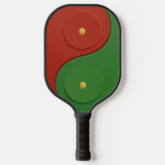Reggae Yin & Yang Pickleball Paddle (Voorkant)