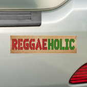 ReggaeHolic Bumpersticker (Op auto)