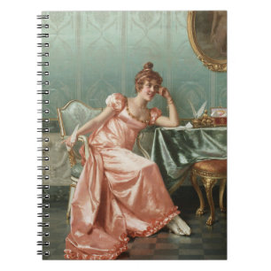 Reggianini composant un cahier de lettres