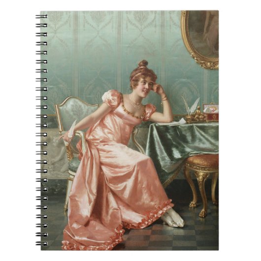 Reggianini composant un cahier de lettres (Devant)