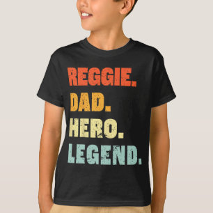 Reggie Papa Held Legende Gepersonaliseerde Aangepa T-shirt