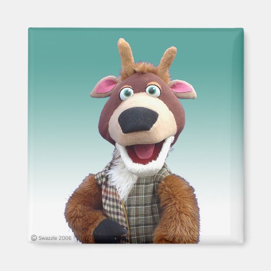 Reggie the Reindeer Magnet (Devant)
