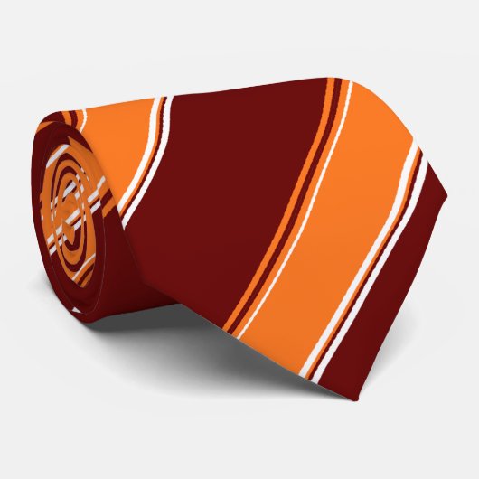 Regiments Technicians Striped Stropdas (Opgerold)