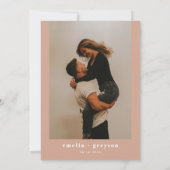 REGINA Roos Gold Sequins Glitter Save the Date Kaart (Achterkant)