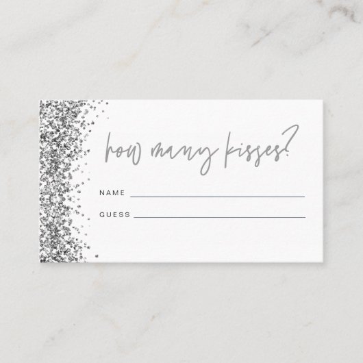 REGINA Silver Combien de Baisers carte de Fête des (Devant)