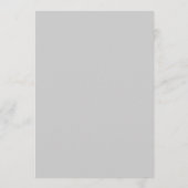 REGINA Silver Sequins Disco Mariage Mangeons Menu (Dos)