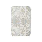 Regina White Blue Floral Badmat (Voorkant Verticaal)