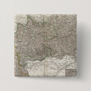 Regio Oesterreich - Wenen Vierkante Button 5,1 Cm