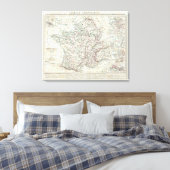 Regio Parijs Frankrijk 2 Canvas Afdruk (Insitu (Slaapkamer))