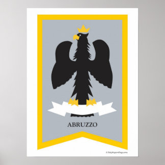 Regio Poster Abruzzo Abruzzen Italië
