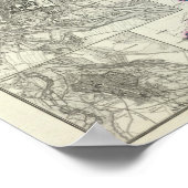 Regio Regensburg van Duitsland Poster (Hoek)