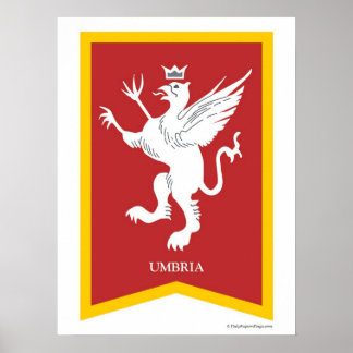 Regio Umbria Italië Poster