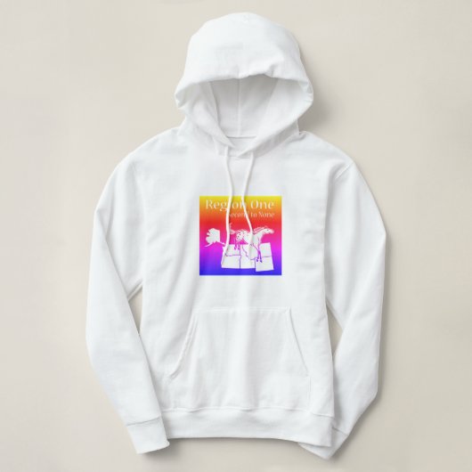 Région 1 Sweat - shirt à capuche (Design devant)