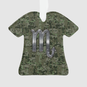 Région boisée argentée Digital Camo de signe de