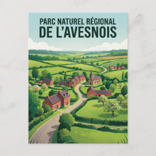 Regionaal natuurpark Avesnois Frankrijk Briefkaart
