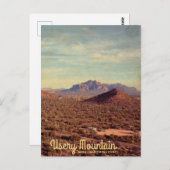  regionaal park Usery Mountain Briefkaart (Voorkant / Achterkant)