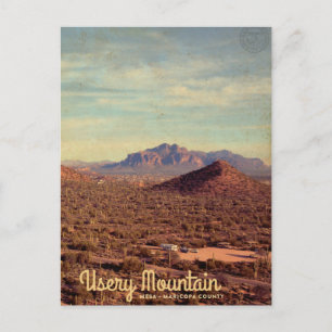  regionaal park Usery Mountain Briefkaart