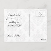 regionale bloei zwart en gouddemper bedankt briefkaart (Achterkant)