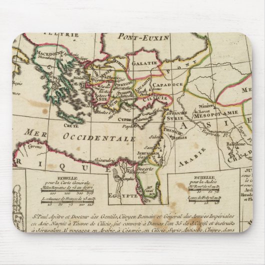 Regio's, plaatsen in het Nieuwe Testament Muismat (Voorkant)