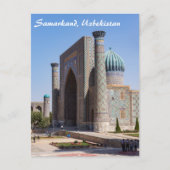Regisplein - Samarkand, Oezbekistan, Azië Briefkaart (Voorkant)