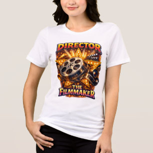 Regisseur - De filmmaker Bella+Canvas Dames Tri-Blend Shirt