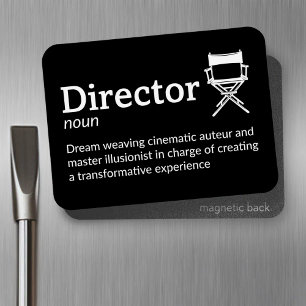 Regisseur Definitie - Filmmaker 3"x 4"Flex Magneet