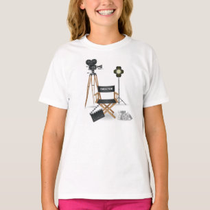 Regisseur Filmset Meisjes T-Shirt