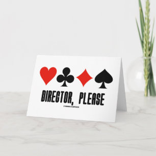 Regisseur, Please (Four Kaart Suits Bridge Game)