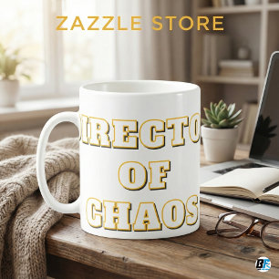 Regisseur van Chaos Grappige Kantoorhumor & Ouders Koffiemok