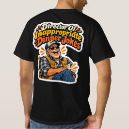 Regisseur van ongepaste etensgrapjes t-shirt