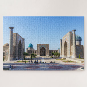 Registan plein bij zonsondergang - Samarkand, Oezb Legpuzzel