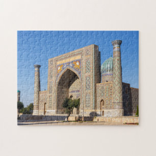 Registan plein bij zonsondergang - Samarkand, Oezb Legpuzzel