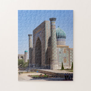 Registan plein - Samarkand, Oezbekistan, Azië Legpuzzel