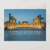 Registan, Samarkand, Ouzbékistan Carte Postale de (Devant)