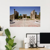 Registan, Samarkand Poster (Thuiskantoor)
