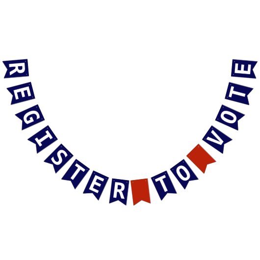 Register om Rood Wit en Blauw Patriottisch te stem Vlaggetjes (Alle)