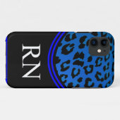 Registere verpleegster iPhone 5 Hoesje blauw luipa (Achterkant (horizontaal))