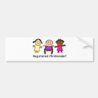 Registered Childminder Bumpersticker