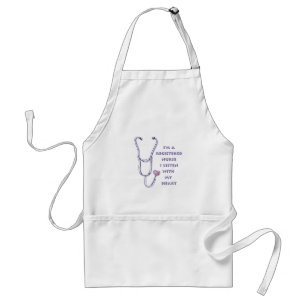Registered Nurse custom name Apron Standaard Schort
