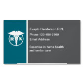 Registered Nurse Simple Contact Business Magnets (devant)