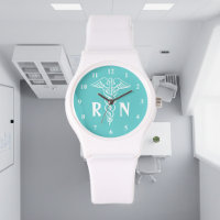 Registered verpleegster | Caduceus met RN monogram