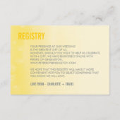 REGISTRATIEKAART :: ombre waterverf geel Informatiekaartje (Achterkant)