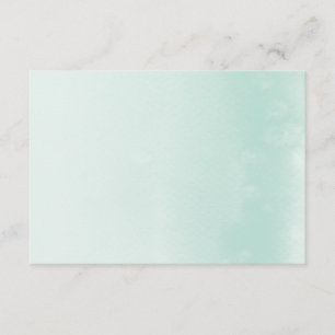 REGISTRATIEKAART :: ombre waterverf pastel mint Informatiekaartje