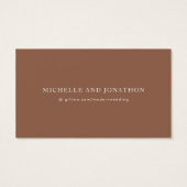 Registre Cadeau Boho Élégant Dusty Orange Terracot (Dos)