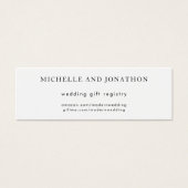 Registre cadeau Mariage moderne en noir et blanc s (Devant)