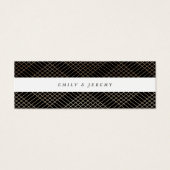 Registre de cadeaux Diamond Géométrique Black Gold (Devant)